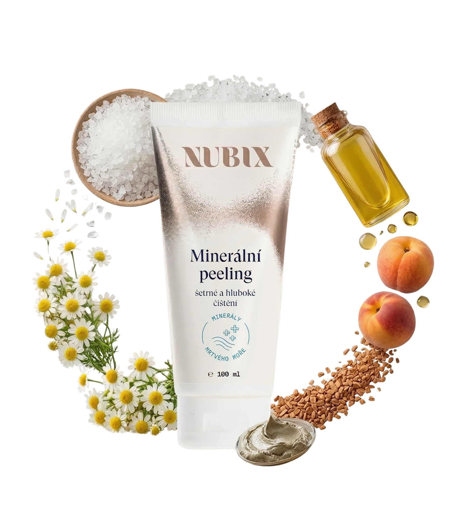NUBIX Minerální peeling složení